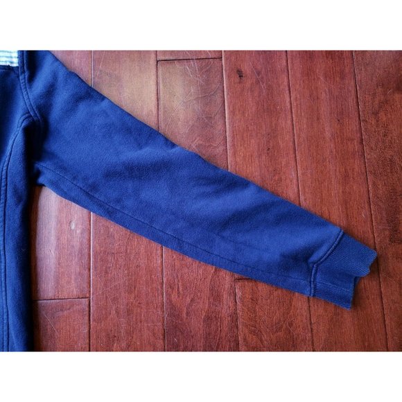 Vineyard Vines Womens Navy Blue & Stripe 1/4 Zip Pullover Shep Sweatshirt Small - Picture 10 of 12